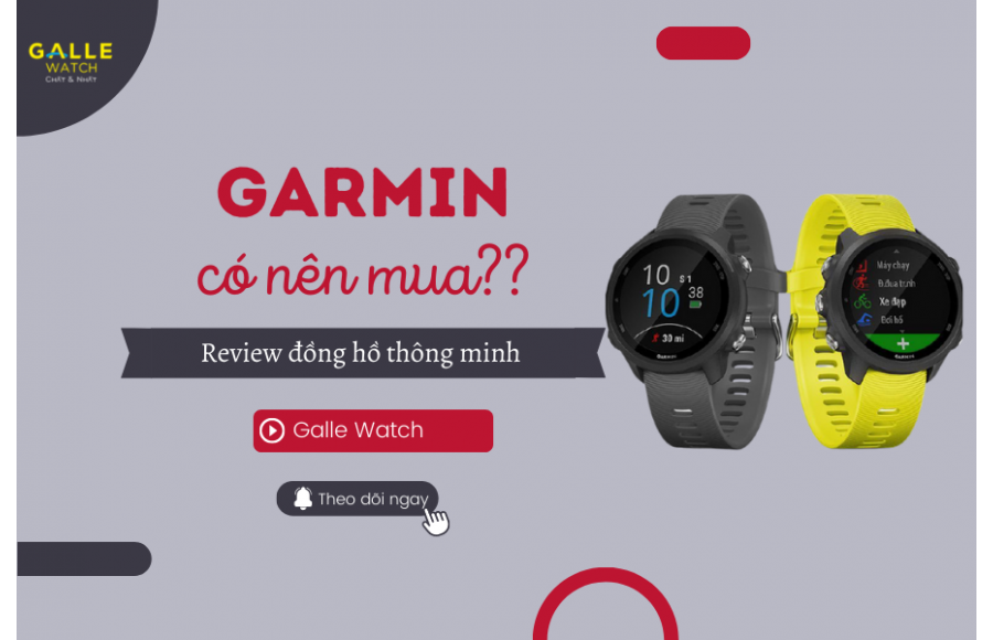 Có nên mua đồng hồ thông minh Garmin không?