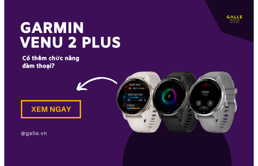 Đồng hồ Garmin Venu 2 Plus dự kiến ra mắt: Có thêm chức năng đàm thoại?