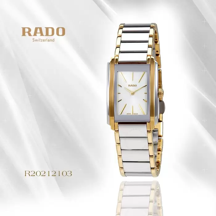 Đồng hồ mặt chữ nhật nữ Rado R20212103