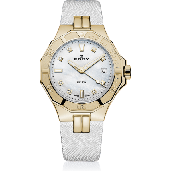 Đồng hồ Nữ EDOX DELFIN DIVER DATE LADY 53020-37JC-NADD