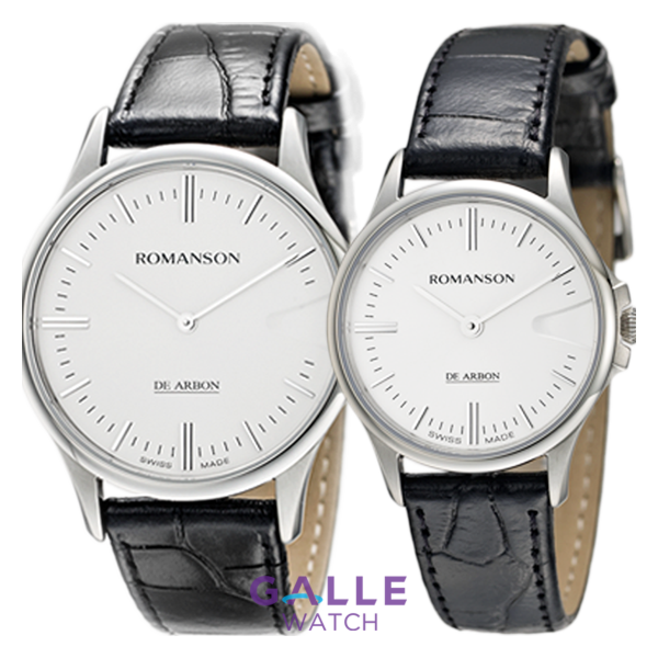 Đồng hồ đôi Romanson CL5A11MWWH + CL5A11LWWH