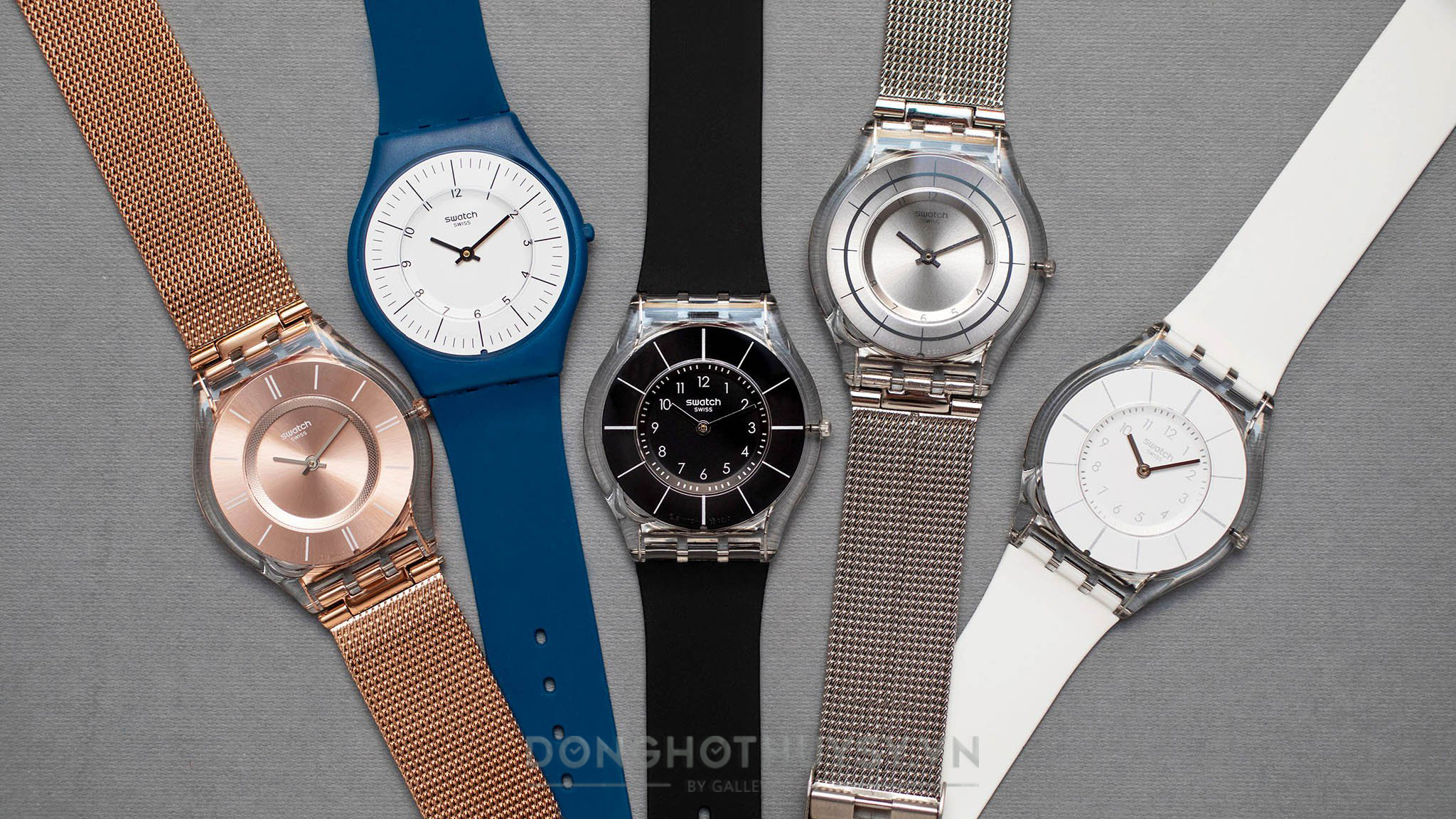 đồng hồ giá rẻ Swatch đa dạng về phong cách: từ trẻ trung ngộ nghĩnh tới lịch lãm