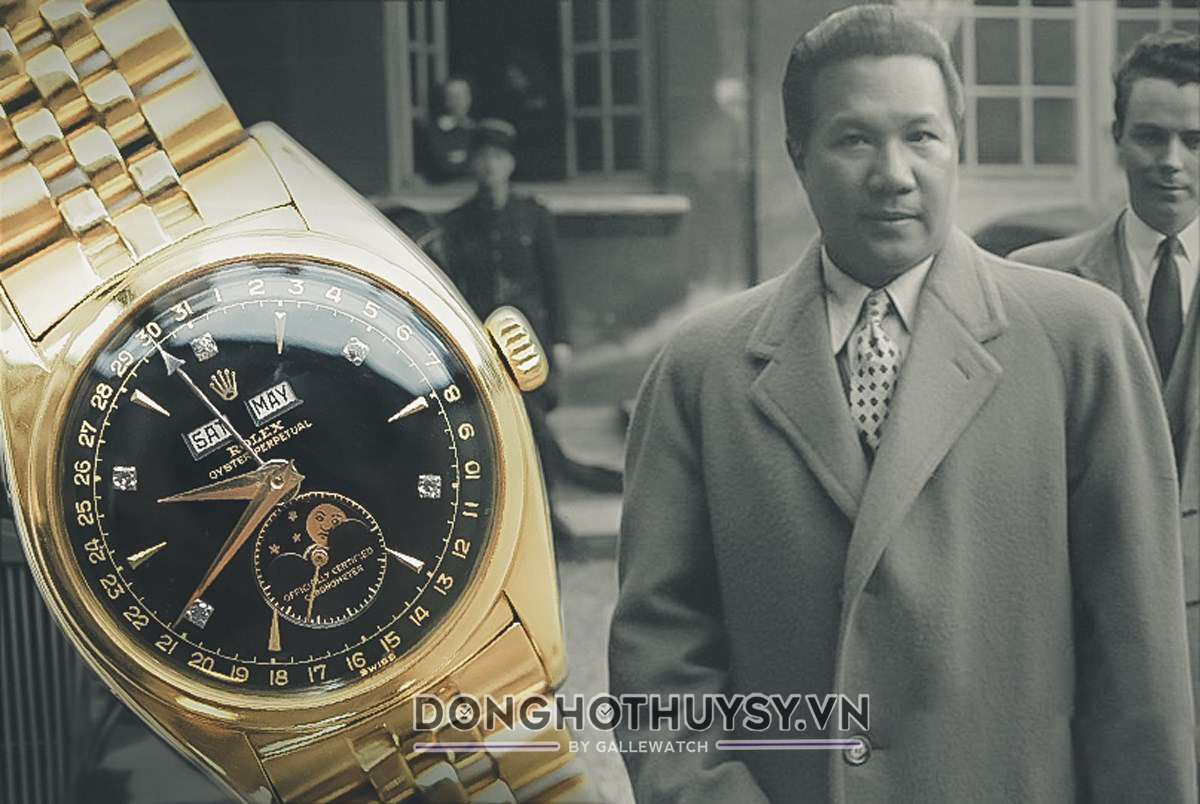 Bộ máy đồng hồ Rolex của vua Bảo Đại
