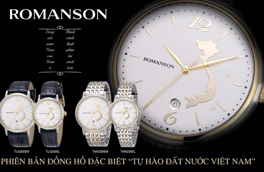 Đồng hồ Romanson phiên bản đặc biệt Tự hào đất nước Việt Nam