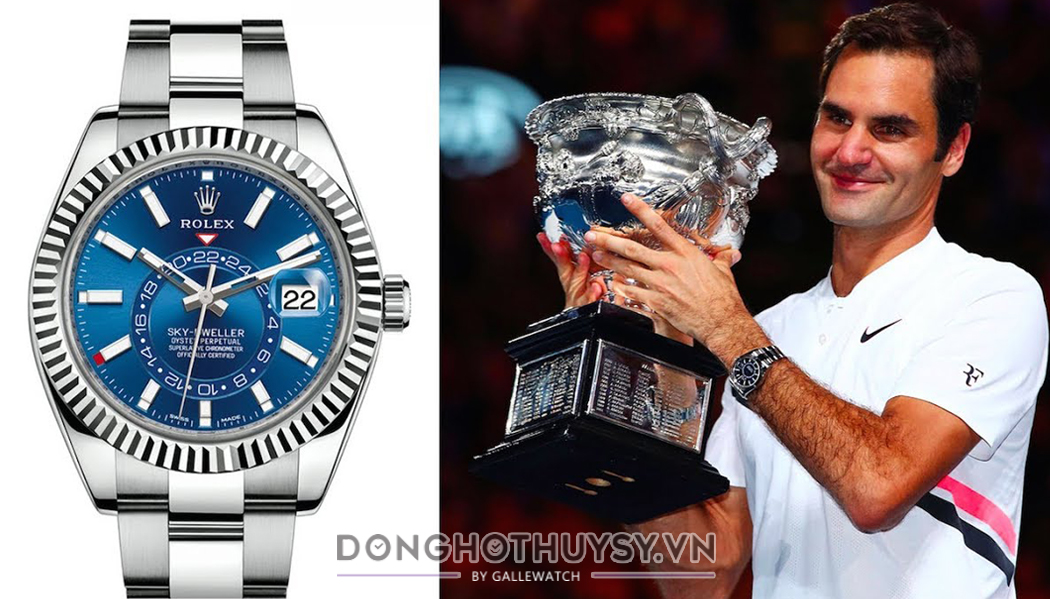 Roger Federer - Rolex Sky-Dweller, 14.400 USD