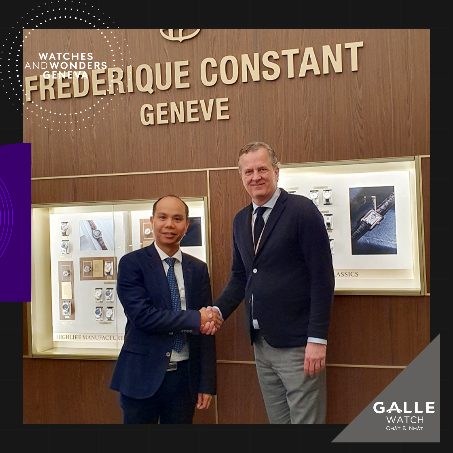 Buổi gặp mặt và trao đổi giữa đại diện của Đồng hồ Galle với đại diện thương hiệu Frederique Constant