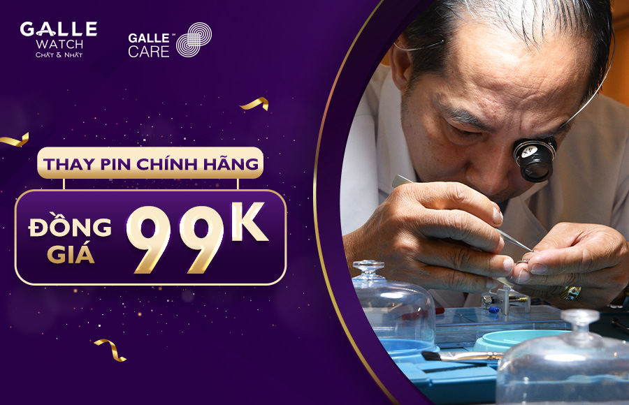 Khuyến mại có một không hai khi thay pin đồng hồ chính hãng chỉ với 99k