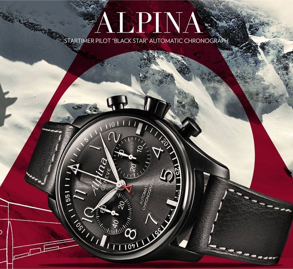 Alpina - Startimer Pilot "Black Star" automatic chronograph