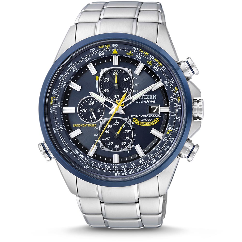 Citizen men’s AT8020-54L "Blue Angels" stainless steel - Eco - Drive Dress watch