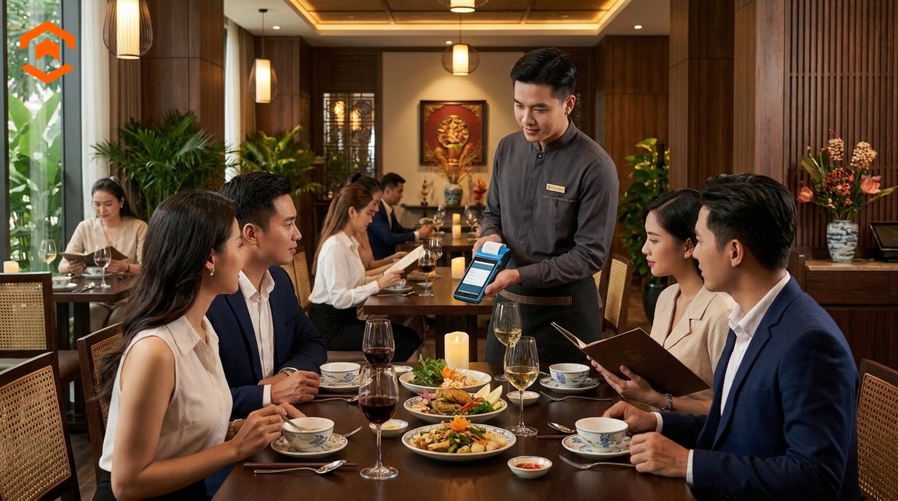 Thanh toán tại bàn cho nhà hàng: thiết bị all-in-one và cá nhân hóa trải nghiệm thực khách